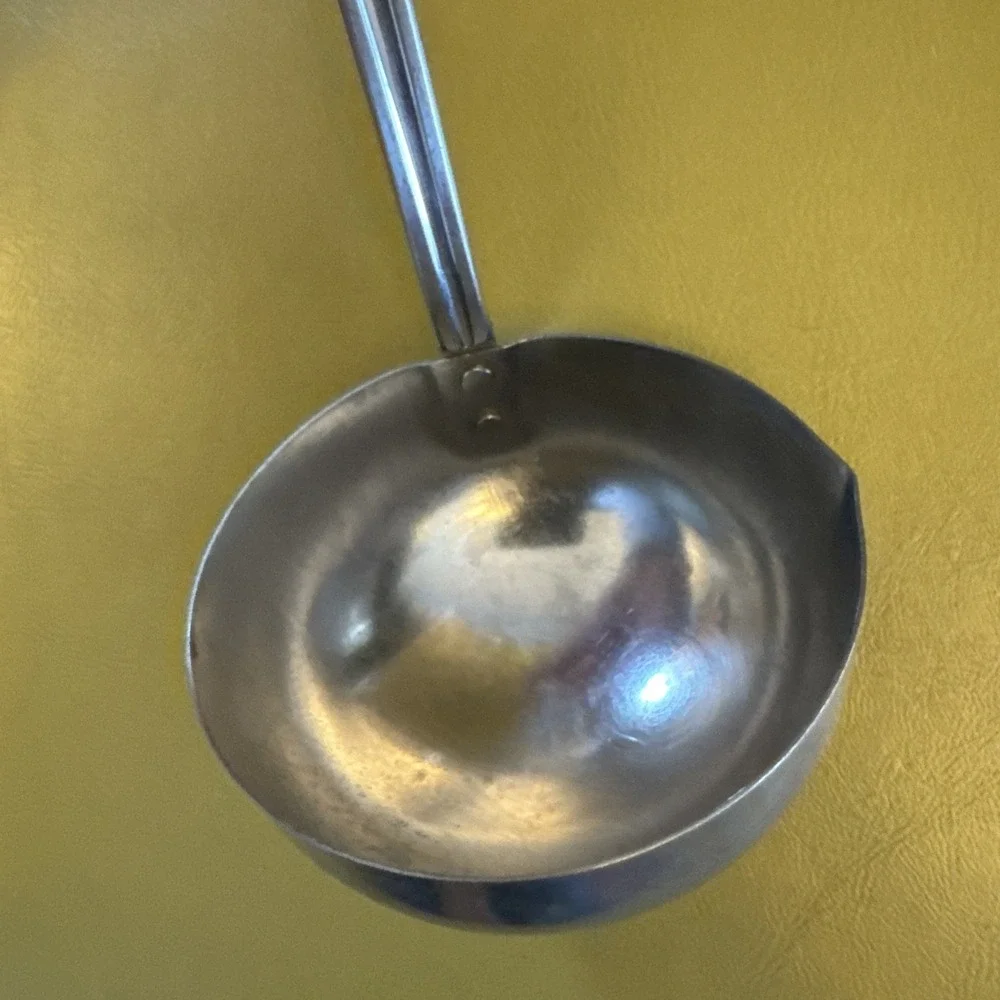Ekco Kitchen Ladle Stainless Steel Wood Grain Handle 11